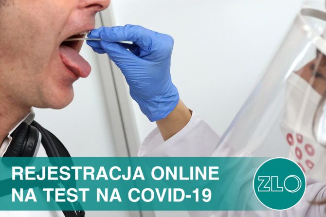 Rejestracja online na test na COVID-19